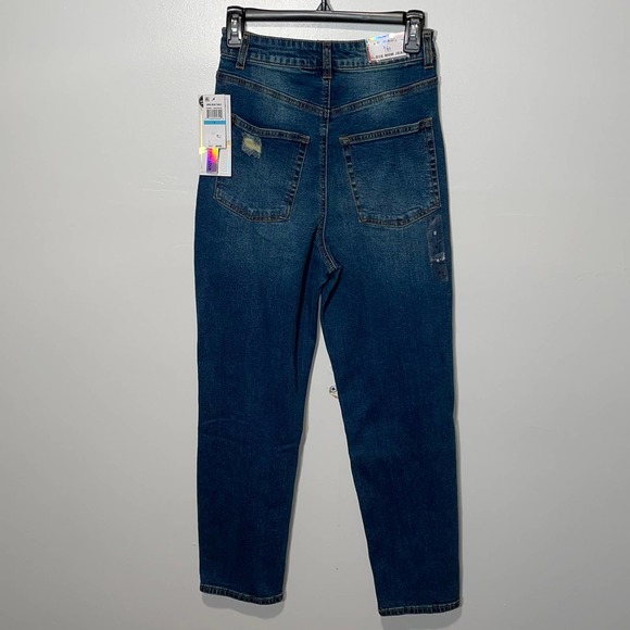 Tinseltown Juniors' Ripped mom Jeans sz 5 - Picture 5 of 9